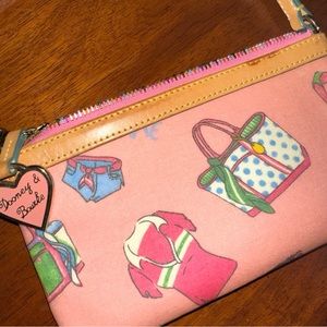 Dooney & Bourke Miami Beach Print Wallet Wristlet